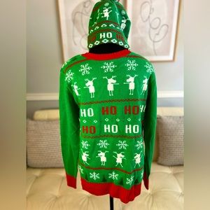 Ugly Christmas Unisex Sweater with Touque